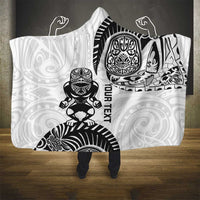 Custom Aotearoa Football Hooded Blanket NZ Maori Tiki Go Champions