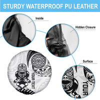 Custom Aotearoa Football Spare Tire Cover NZ Maori Tiki Go Champions