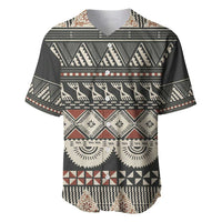 Vintage Bula Fiji Masi Baseball Jersey Fijian Tapa Cloth - Polynesian Pride