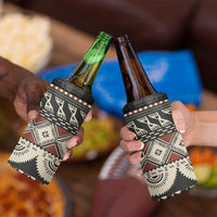 Vintage Bula Fiji Masi 4 in 1 Can Cooler Tumbler Fijian Tapa Cloth - Polynesian Pride