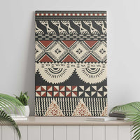 Vintage Bula Fiji Masi Canvas Wall Art Fijian Tapa Cloth - Polynesian Pride