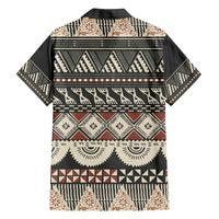 Vintage Bula Fiji Masi Family Matching Long Sleeve Bodycon Dress and Hawaiian Shirt Fijian Tapa Cloth - Polynesian Pride