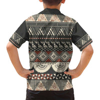 Vintage Bula Fiji Masi Family Matching Puletasi and Hawaiian Shirt Fijian Tapa Cloth LT14 - Polynesian Pride