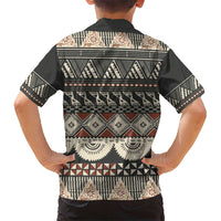 Vintage Bula Fiji Masi Kid Hawaiian Shirt Fijian Tapa Cloth - Polynesian Pride