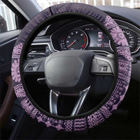 Bula Fiji Iri ni Meke Steering Wheel Cover Lokaloka Fijian Masi - Polynesian Pride