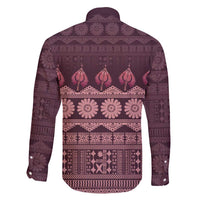 Bula Fiji Iri ni Meke Family Matching Short Sleeve Bodycon Dress and Hawaiian Shirt Piqi Fijian Masi - Polynesian Pride