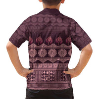 Bula Fiji Iri ni Meke Hawaiian Shirt Piqi Fijian Masi - Polynesian Pride