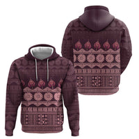 Bula Fiji Iri ni Meke Zip Hoodie Piqi Fijian Masi - Polynesian Pride