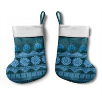 Bula Fiji Iri ni Meke Christmas Stocking Karakarawa Fijian Masi - Polynesian Pride