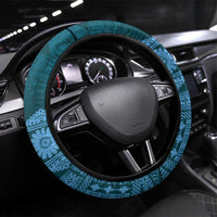 Bula Fiji Iri ni Meke Steering Wheel Cover Karakarawa Fijian Masi - Polynesian Pride