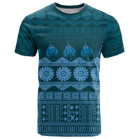 Bula Fiji Iri ni Meke T Shirt Karakarawa Fijian Masi - Polynesian Pride
