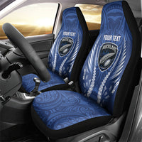 Auckland 2026 Rugby Custom Car Seat Cover NZ Maori Silver Fern LT14 - Polynesian Pride