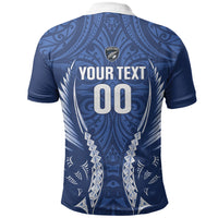 Auckland 2026 Rugby Custom Polo Shirt NZ Maori Silver Fern LT14 - Polynesian Pride
