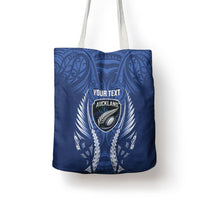 Auckland 2026 Rugby Custom Tote Bag NZ Maori Silver Fern LT14 - Polynesian Pride