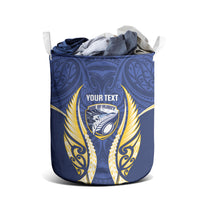 Bay of Plenty 2026 Rugby Custom Laundry Basket NZ Maori Silver Fern LT14 - Polynesian Pride