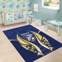 Bay of Plenty 2026 Rugby Custom Area Rug NZ Maori Silver Fern