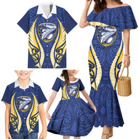 Bay of Plenty 2026 Rugby Custom Family Matching Mermaid Dress and Hawaiian Shirt NZ Maori Silver Fern LT14 - Polynesian Pride