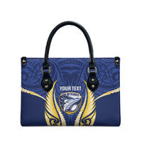 Bay of Plenty 2026 Rugby Custom Leather Bag NZ Maori Silver Fern LT14 - Polynesian Pride