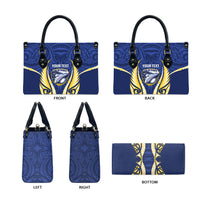 Bay of Plenty 2026 Rugby Custom Leather Bag NZ Maori Silver Fern LT14 - Polynesian Pride