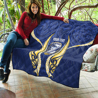 Bay of Plenty 2026 Rugby Custom Quilt NZ Maori Silver Fern LT14 - Polynesian Pride