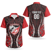 Canterbury 2026 Rugby Custom Couples Matching Summer Maxi Dress and Hawaiian Shirt NZ Maori Silver Fern LT14 - Polynesian Pride