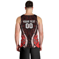 Canterbury 2026 Rugby Custom Men Tank Top NZ Maori Silver Fern LT14 - Polynesian Pride