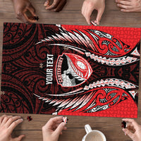 Canterbury 2026 Rugby Custom Puzzle NZ Maori Silver Fern