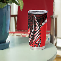 Canterbury 2026 Rugby Custom Tumbler Cup NZ Maori Silver Fern LT14 - Polynesian Pride