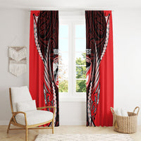 Canterbury 2026 Rugby Custom Window Curtain NZ Maori Silver Fern
