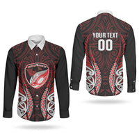 Counties Manukau 2026 Rugby Custom Couples Matching Summer Maxi Dress and Long Sleeve Button Shirt NZ Maori Silver Fern LT14 - Polynesian Pride