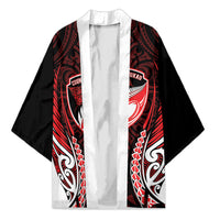 Counties Manukau 2026 Rugby Custom Kimono NZ Maori Silver Fern LT14 Unisex Red - Polynesian Pride