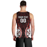 Counties Manukau 2026 Rugby Custom Men Tank Top NZ Maori Silver Fern LT14 - Polynesian Pride