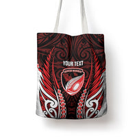 Counties Manukau 2026 Rugby Custom Tote Bag NZ Maori Silver Fern LT14 - Polynesian Pride