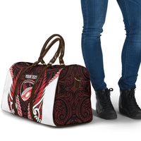Counties Manukau 2026 Rugby Custom Travel Bag NZ Maori Silver Fern LT14 - Polynesian Pride