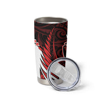 Counties Manukau 2026 Rugby Custom Tumbler Cup NZ Maori Silver Fern LT14 - Polynesian Pride