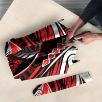 Counties Manukau 2026 Rugby Custom Umbrella NZ Maori Silver Fern LT14 - Polynesian Pride