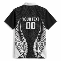Hawke's Bay 2026 Rugby Custom Hawaiian Shirt NZ Maori Silver Fern LT14 - Polynesian Pride
