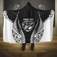 Hawke's Bay 2026 Rugby Custom Hooded Blanket NZ Maori Silver Fern LT14 - Polynesian Pride