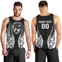 Hawke's Bay 2026 Rugby Custom Men Tank Top NZ Maori Silver Fern LT14 - Polynesian Pride