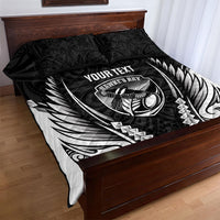 Hawke's Bay 2026 Rugby Custom Quilt Bed Set NZ Maori Silver Fern LT14 - Polynesian Pride