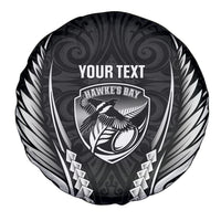 Hawke's Bay 2026 Rugby Custom Spare Tire Cover NZ Maori Silver Fern