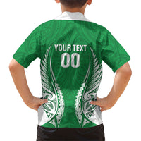 Manawatu 2026 Rugby Custom Family Matching Mermaid Dress and Hawaiian Shirt NZ Maori Silver Fern LT14 - Polynesian Pride