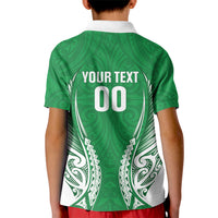 Manawatu 2026 Rugby Custom Kid Polo Shirt NZ Maori Silver Fern
