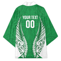 Manawatu 2026 Rugby Custom Kimono NZ Maori Silver Fern