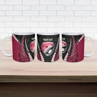North Harbour 2026 Rugby Custom Ceramic Mug NZ Maori Silver Fern