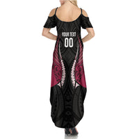 North Harbour 2026 Rugby Custom Family Matching Summer Maxi Dress and Hawaiian Shirt NZ Maori Silver Fern LT14 - Polynesian Pride