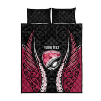 North Harbour 2026 Rugby Custom Quilt Bed Set NZ Maori Silver Fern