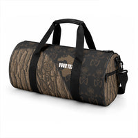 Moriori Kekoru New Zealand Personalised Duffle Bag Kopi Rakau Carving Chatham Islands Map