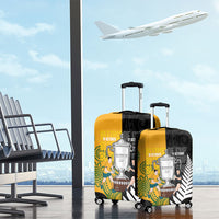 New Zealand Australia Rugby Bledisloe 2026 Luggage Cover Champion Trophy Maori Aboriginal Art LT14 - Polynesian Pride