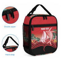 Vavau Sailing Festival Tonga Personalised Lunch Bag Humpback Whale Sailboat Tropical Vibes